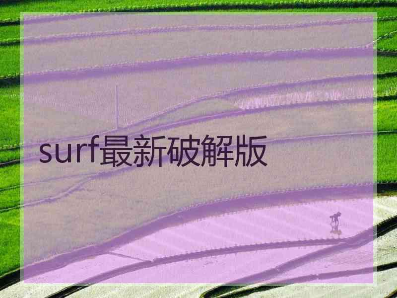 surf最新破解版